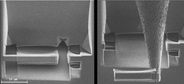 FIB preparation of a TEM sample