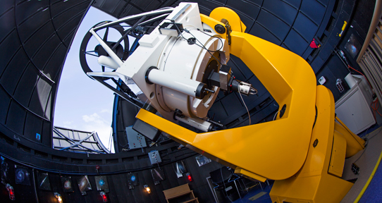 A photo of UVic's telescope