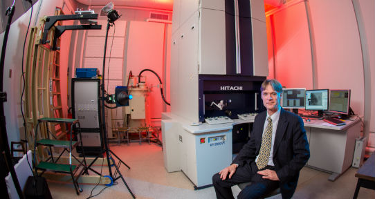 Inside the Advanced Microscopy Facility with Dr. Rodney Herring.