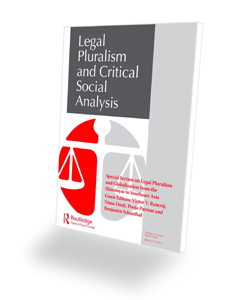 cover of Legal Pluralism and Critical Social Analysis journal