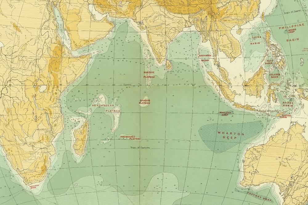 indian ocean map