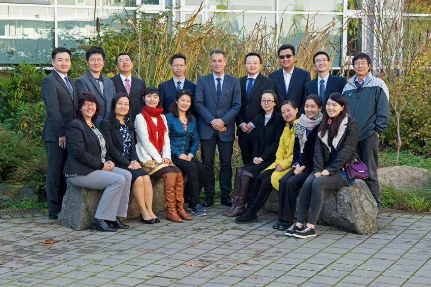 Early Career Leaders in China program participants group photo at UVic