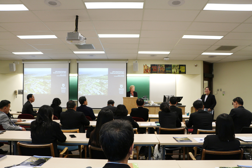 Thai judges in the classroom at UVic