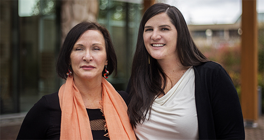 Director, Dr. Charlotte Loppie, and Associate Director, Dr. Heidi Stark