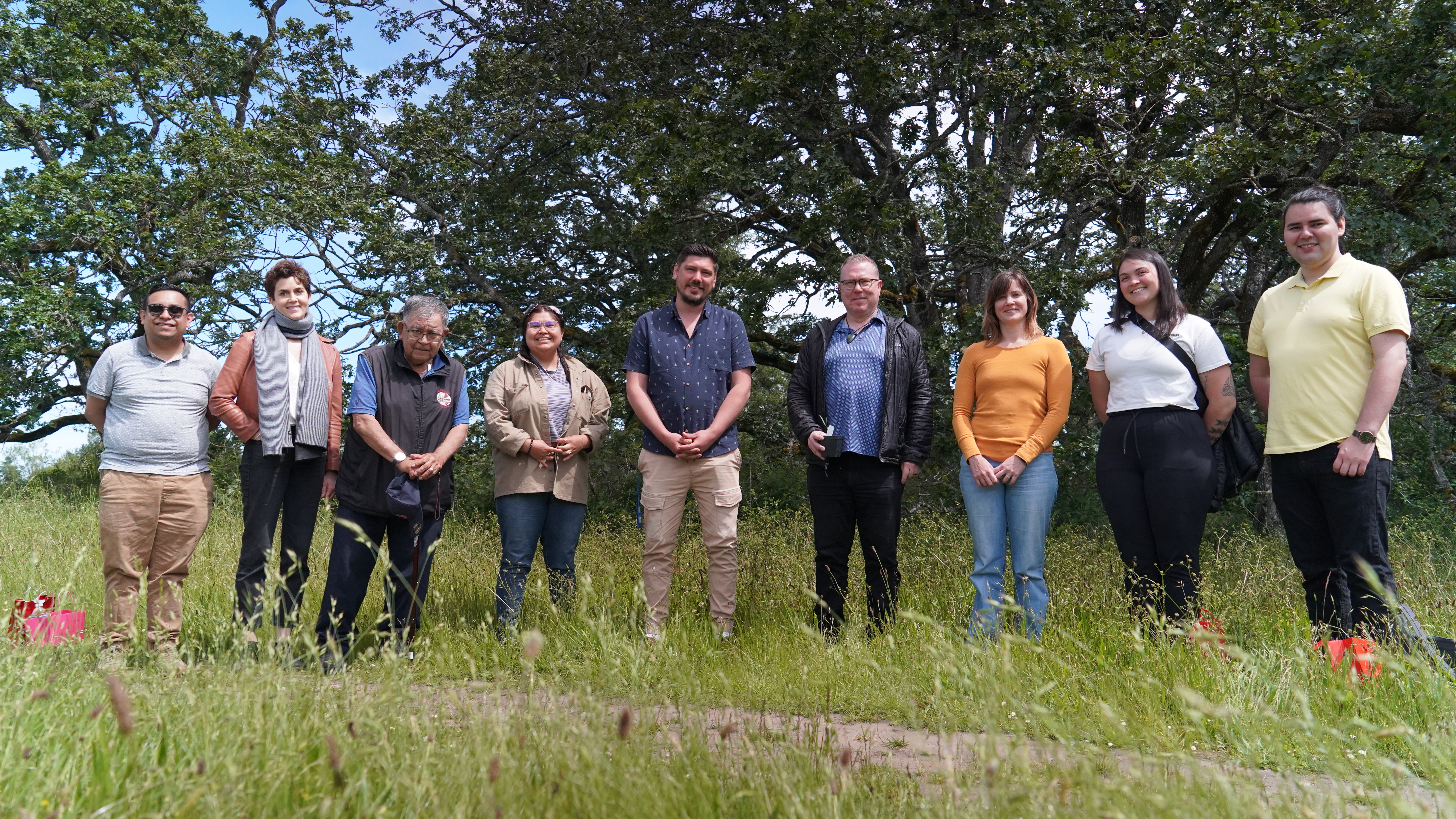 CALL Team standing together on a sunny day