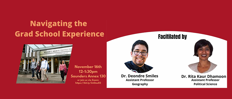 Navigating the Grad School Experience workshop
