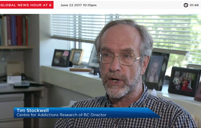 screenshot of CARBC's Tim Stockwell being interviewed on Global News