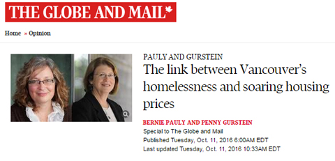 Bernie Pauly op-ed in the Globe & Mail