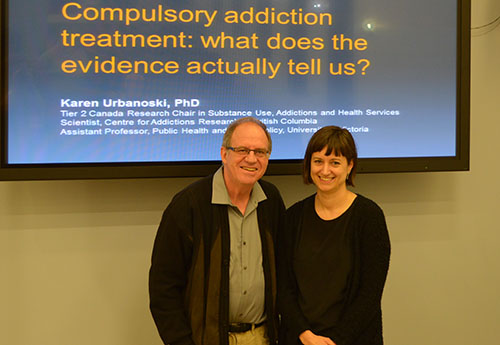 A photo of Scott MacDonald and Karen Urbanoski