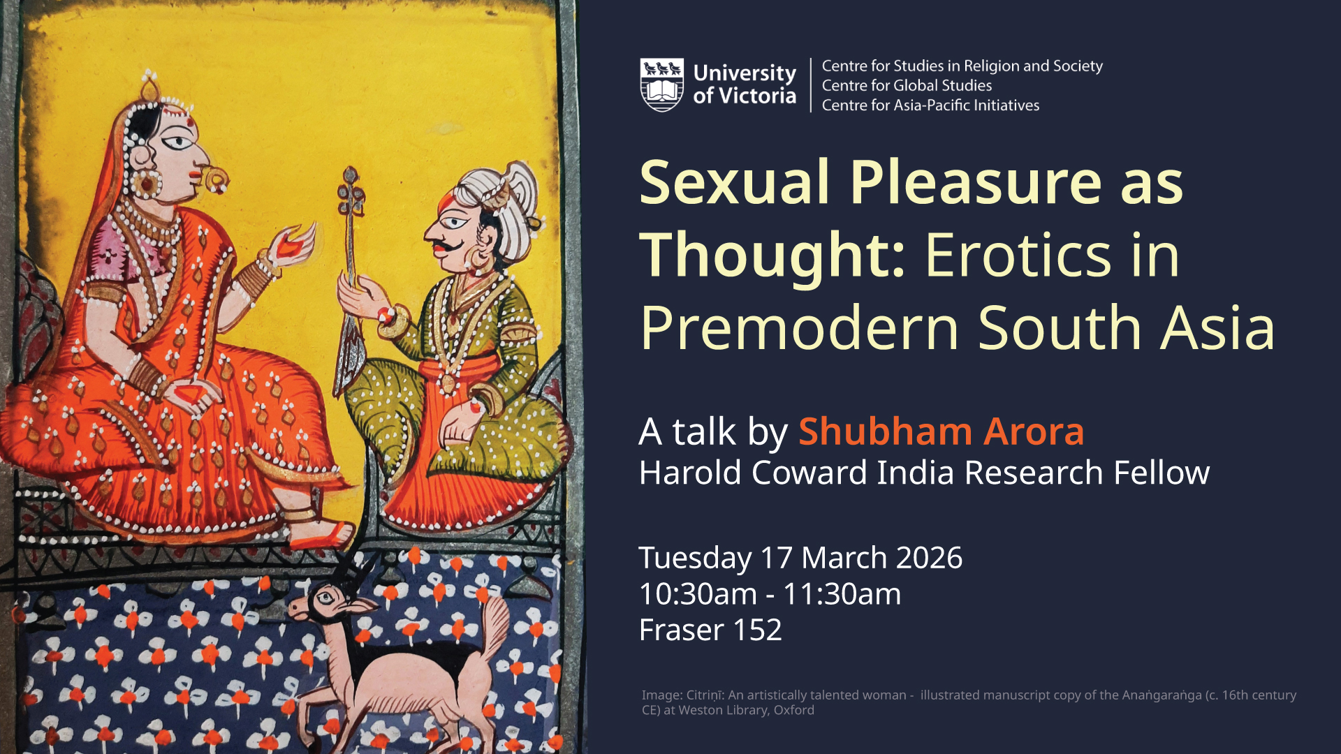 Harold Coward India Research Lecture