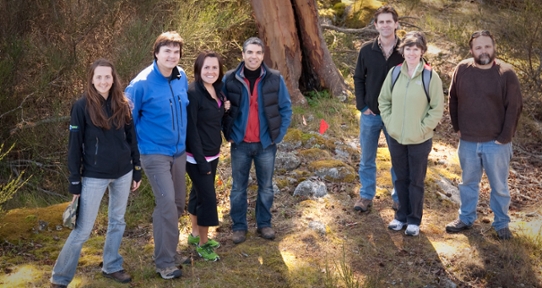 CSRS fellows visiting Rocky Point, Scia'New First Nation territory