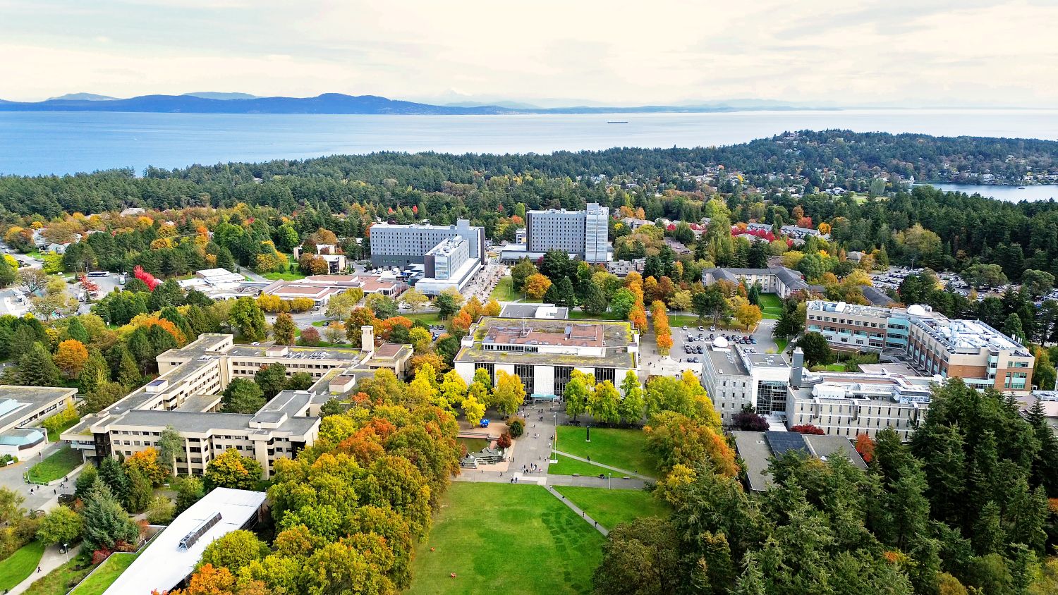UVic as seen from above