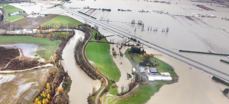 Abbotsford, BC Flooding. Credit: Province of British Columbia Flickr