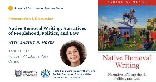 Native Removal Writing: Narratives of Peoplehood, Politics, and Law