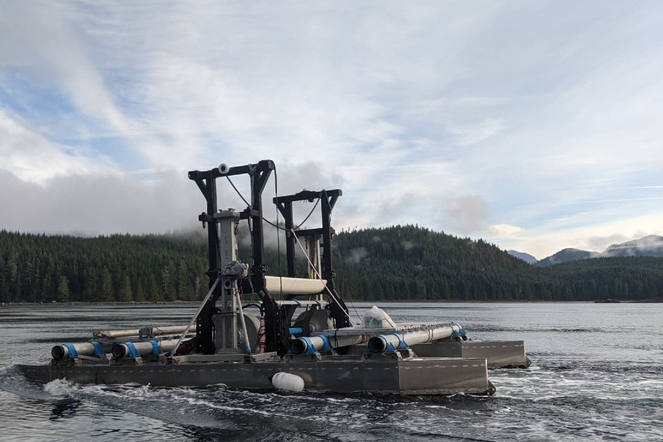 Prototype testing with the Blind Channel off-grid tidal power project