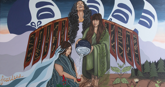 Fearless Sisters Rising Mural