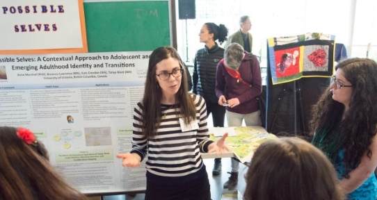  CFYS Student Affiliate Breanna Lawrence presents at Ideafest on the Possible Selves Mapping Process.