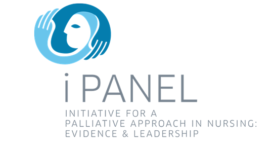 A logo that says "iPanel, initiative for palliativeapproach in nursing evidence and leadership"