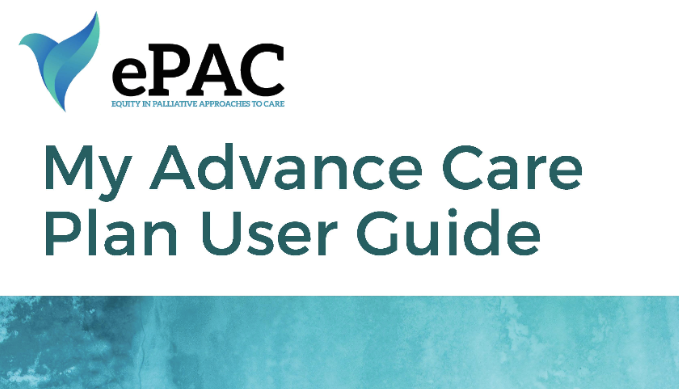The cover of "My Advance Care Plan User Guide"