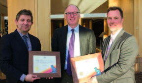 David Hannay and Roberto Racca with Dean Lipson