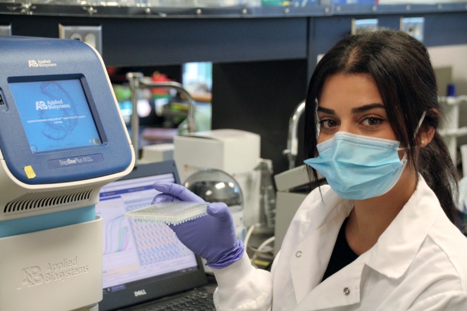 Nadia Masri with PCR