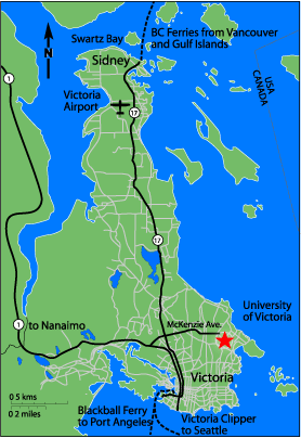 Victoria Area Map