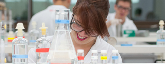 Woman in a lab