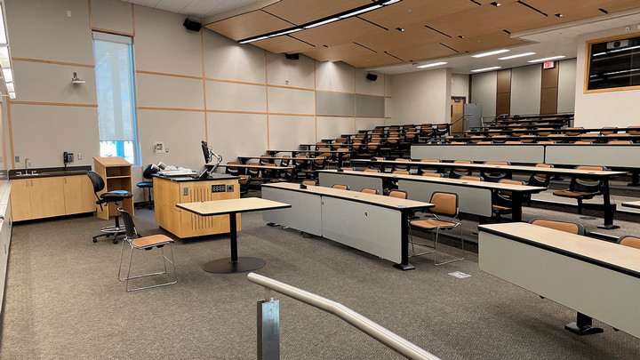 View from the front of the room