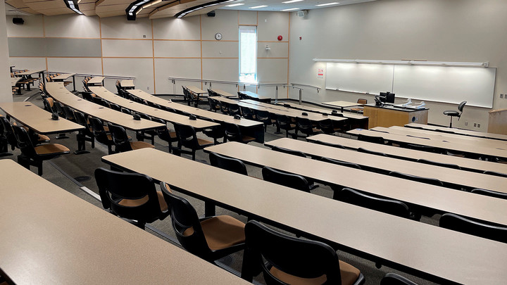 View from the back of the room