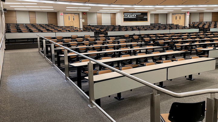View from the front of the room