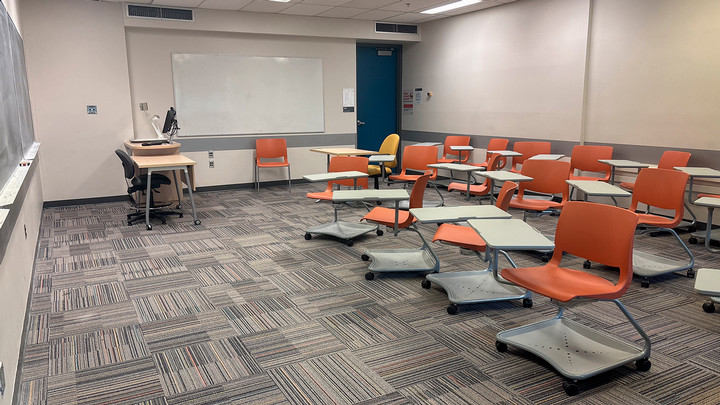 View from the front of the room