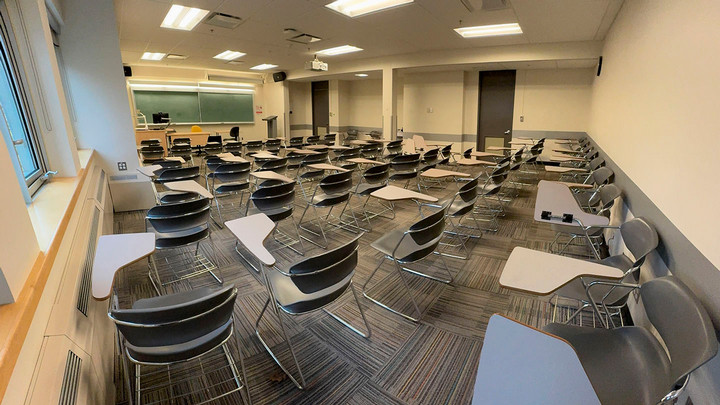 View from the back of the room
