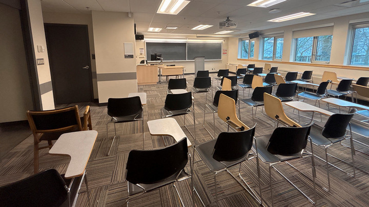 View from the back of the room