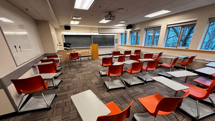 View from the back of the room