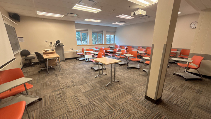 View from the front of the room