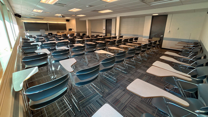 View from the back of the room