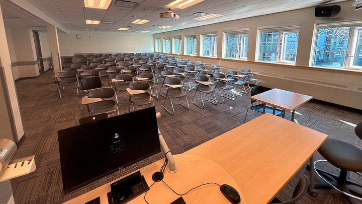 View from the presenter area