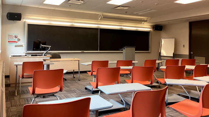 View from the back of the room