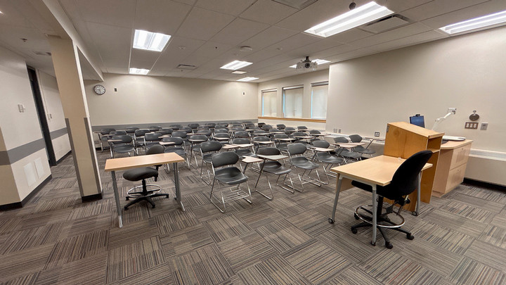 View from the front of the room