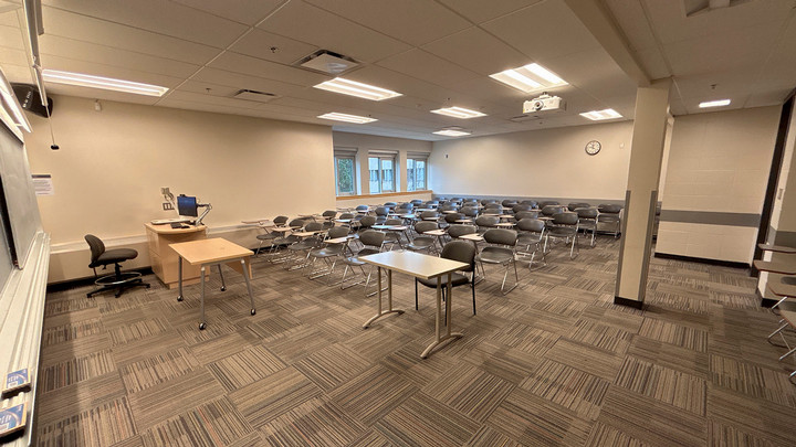 View from the front of the room