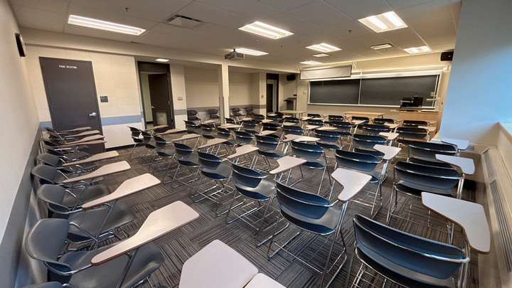View from the back of the room