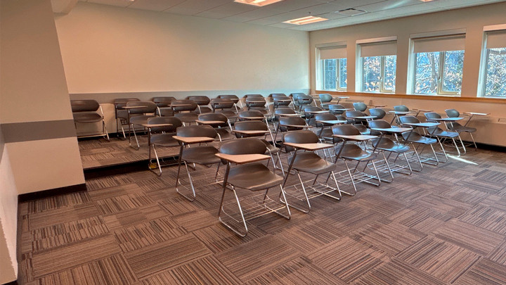 View from the front of the room