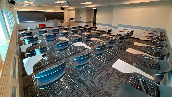 View from the back of the room