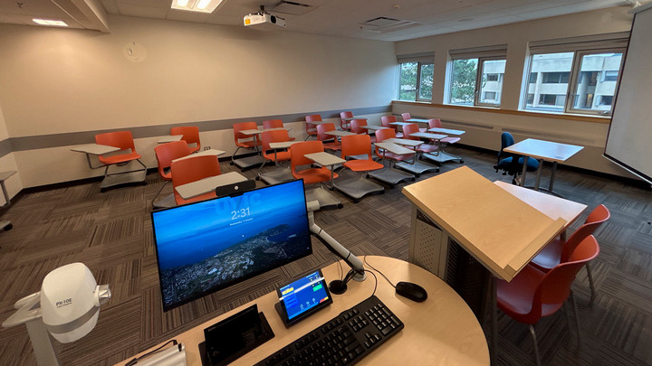 View from the presenter area