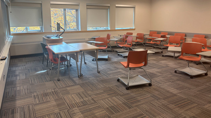View from the back of the room
