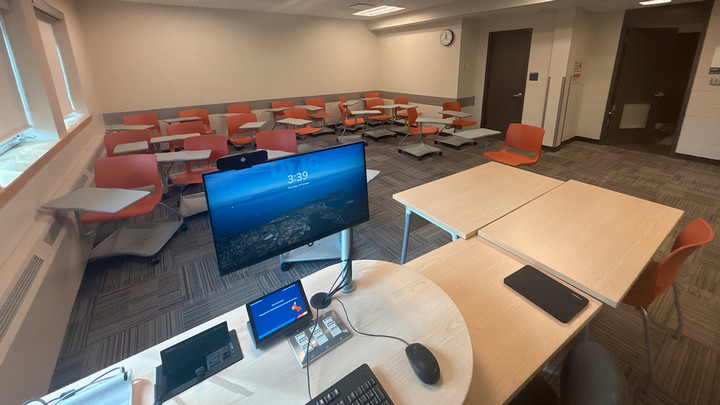 View from the presenter area