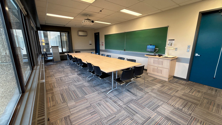 View from the back of the room