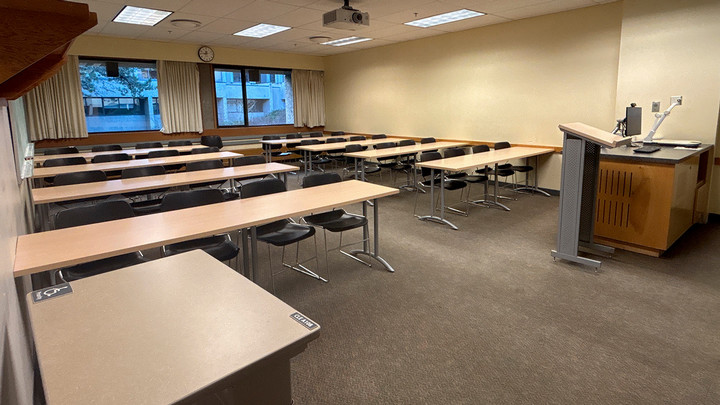 View from the front of the room