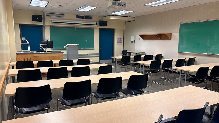 View from the back of the room