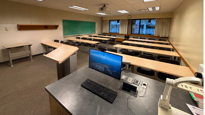 View from the presenter area